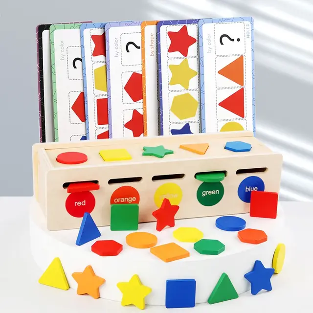 Box Clasificare Culori I Figuri Geometrice Kinder Md