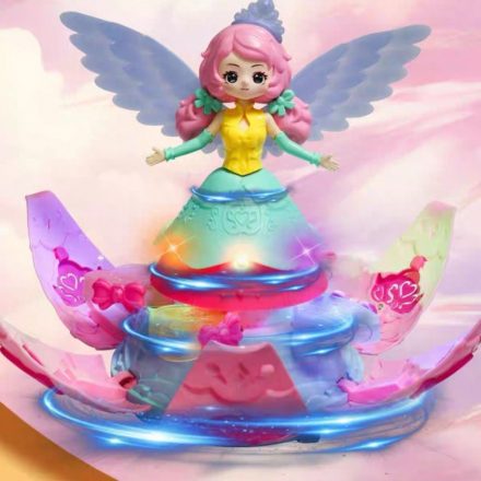 Jucarie interactiva, Printesa dansatoare, cu rotire 360, cu lumini si sunete