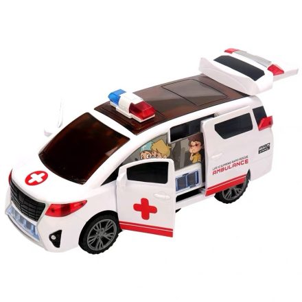 Jucarie Ambulanta, cu lumini si sunete si sistem de deschidere.
