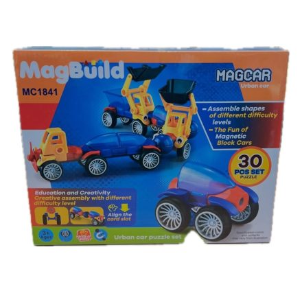 Constructor Magnetic 30Pcs Masini de constructie