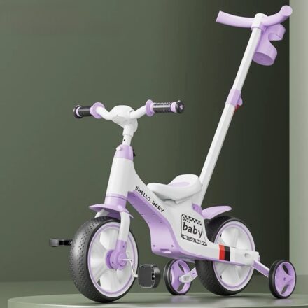 Tricicleta multifunctionala pentru balans cu muzica 3 moduri de utilizare