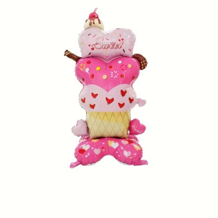 Balon din Folie Gigant pe piciorus Cupe de inghetata