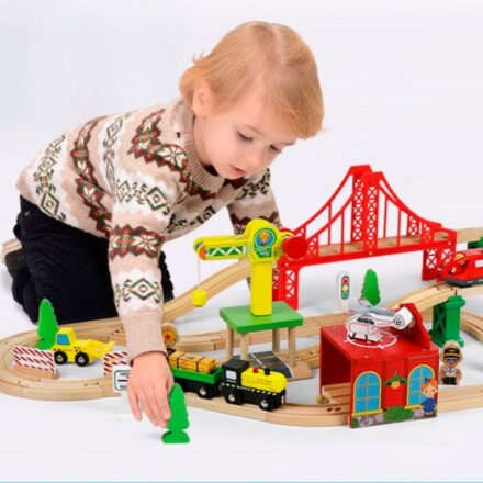 Parcare traseu Woden Play din lemn