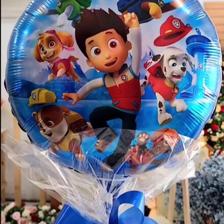 Balon din Folie Patrula Catelusilor Rotund