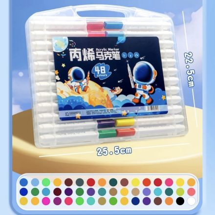 Set 48 de carioci profesionale Acrilice